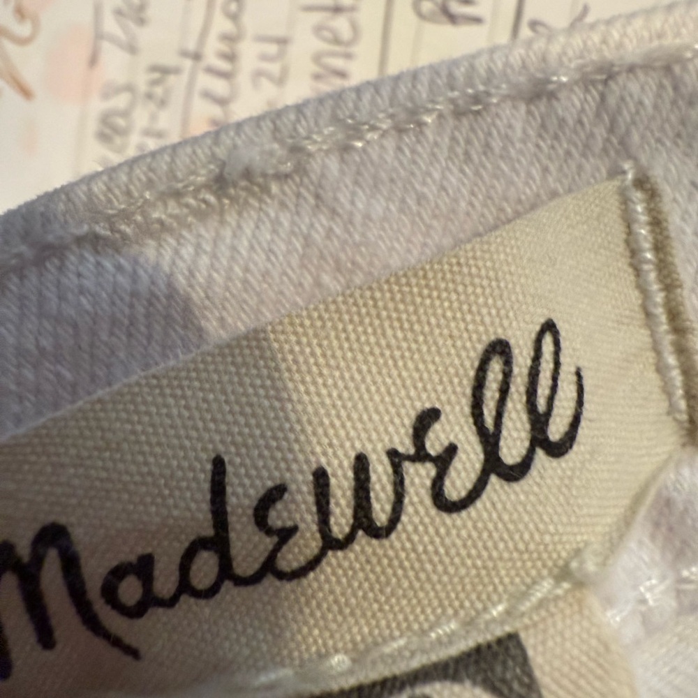 Madewell Off-White Jean Shorts - Picture 4 of 4